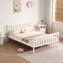 Solid Wood Bed Frame Double Image 2