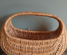 Vintage Handcrafted Wicker Basket
