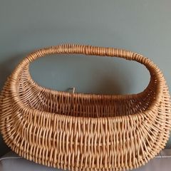Vintage Handcrafted Wicker Basket