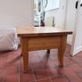 Free Solid Wood Square Side Table with Drawer Image 3