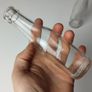 385 - Set of 2 Vintage Collectible Decorative Clear Glass Cantrell and Cochrane Mineral Bottles Image 2