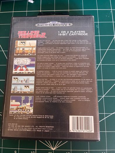 Rolling Thunder 2 Sega Megadrive