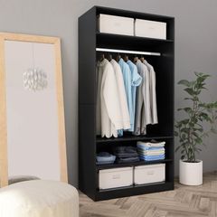 Wardrobe Black 100x50x200 cm
