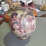 Ostrich egg painted Image 2
