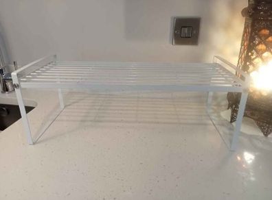 Cabinet Storage Shelf / Cupboard Organiser (50cm wide x 18cm high x 21cm deep)