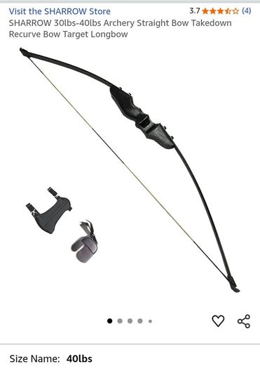 New Straight Bow and Arrows