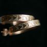 Half hoops 9ct Yellow Gold Stud earrings 3,2g Image 2