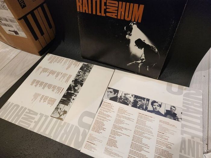 U2 Rattle And Hum Vinyl Record Island Uc27 2xLP