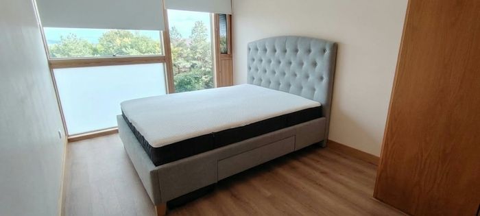 King Size Upholstered Bed + Emma Mattress (6 months)