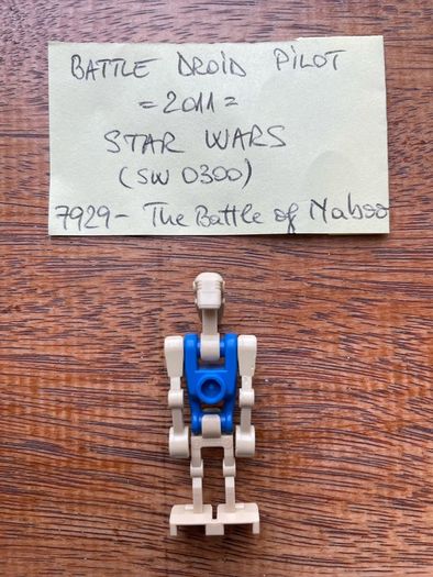Lego minifigure Battle Droid Pilot sw0300 - 2011