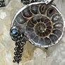 1 One of a Kind Ammonite Fossil Handcrafted Necklace Image 5