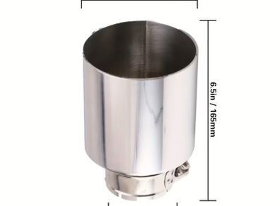 2x Exhaust Tips 4" Inch