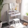 Dressing Table with Rectangular Mirror  - Free Delivery Nationwide Image 7