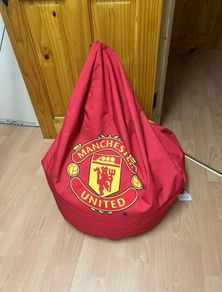 Bean Bag  with a Manchester United Cover.