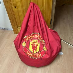 Bean Bag  with a Manchester United Cover.
