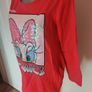 Comics lovely red sequin sweat shirt size UK12/14 EU40/42 Perfect condition Postage included Image 3