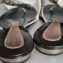 MAGRIT leather silver tone jewelled sandals Sz 39 (Fit 6-6.5 UK) Rrp 220 (New) Image 9
