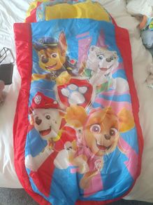 Toddler blow up sleeping bag