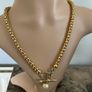 Gold tone necklace Image 2