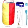 Sports Day Kit Outdoor Games Potato Sack Race Bags for Kids Adults Family, Egg and Spoon Race, 3 Legged Race Bands, Outside Backyard Field Day Birthday Party Games Image 4