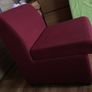 Trexus Modular Reception Chair Fully Upholstered W590xD500xH420mm Burgundy Image 2