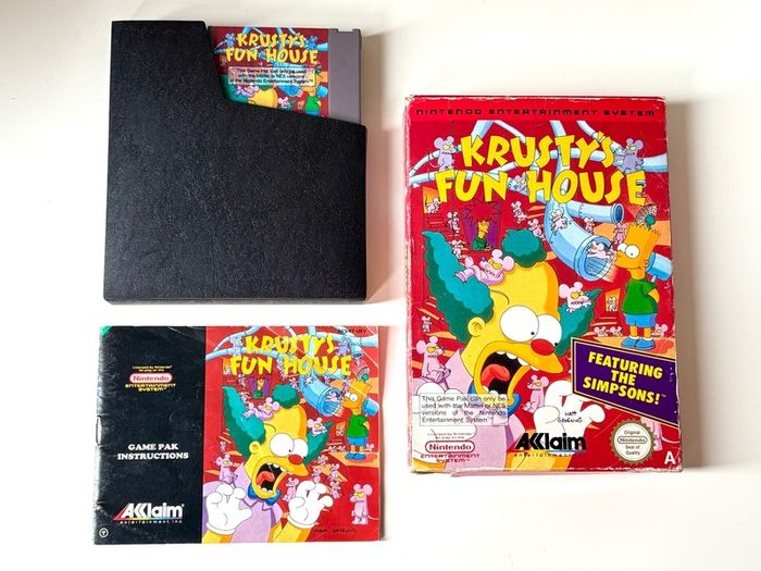 Krusty's Fun House for Nintendo NES - Boxed