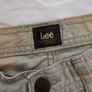 Mens Lee Beige Chino Trousers Image 4