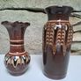 Vintage Bulgarian clay vase and flower pot Image 3
