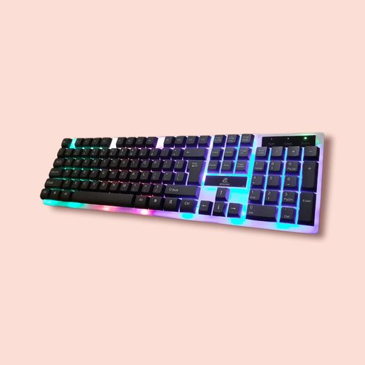Gamer Gaming Keyboard Led Multi Color Keyboard Light Wired 105 Key