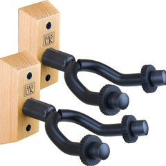 NEW SALE | Guitar Wall Mount Display Bracket Guitar Hanger Hook Holder Keeper - Wall Mounted Hanging Stand Wooden - Wood Base for Bass Electric Acoustic Guitar