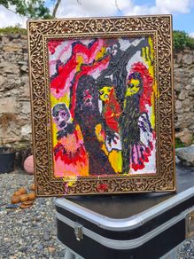 Easy to manipulate original acrylic painting