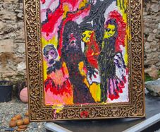 Easy to manipulate original acrylic painting