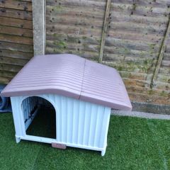 plastic dog kennel