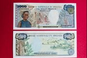 Rwanda  5,000 Francs  1988. Pick 22   Uncirculated