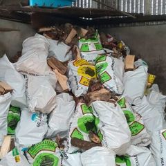 Bags of firewood