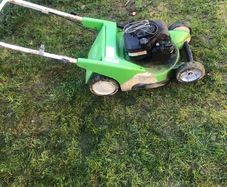 petrol self drive lawnmower for parts or repair
