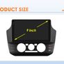 Car Head Radio Carplay Android Car Radio for Volkswagen UP! 2017 -2023 UP Manual A/C Multimedia Video Player WIFI Image 3