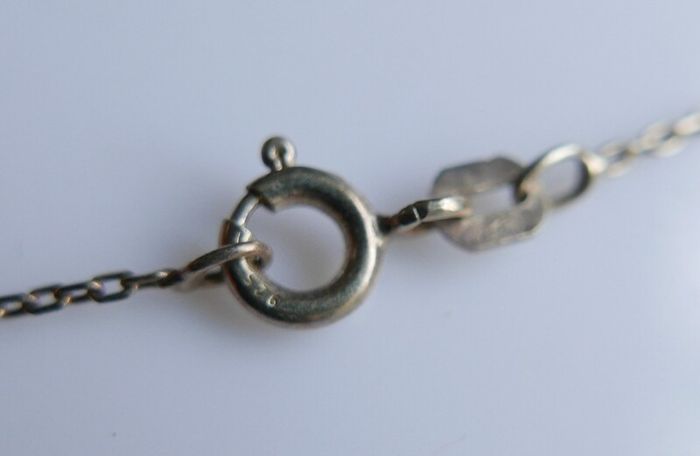 Sterling Silver 925 Trinity Knot Celtic Pendant - Livior Necklace 18" - 2,11g
