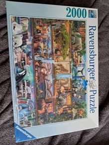 Ravensburger 2000 Piece Puzzle  Animals & Books New & Sealed