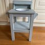 Antique small Wash stand Baby blue Image 2