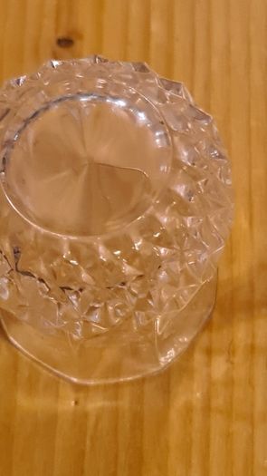 6 X Beautiful Crystal D'arques Small Sherry Glasses In Mint Condition.