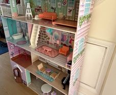 wooden doll house