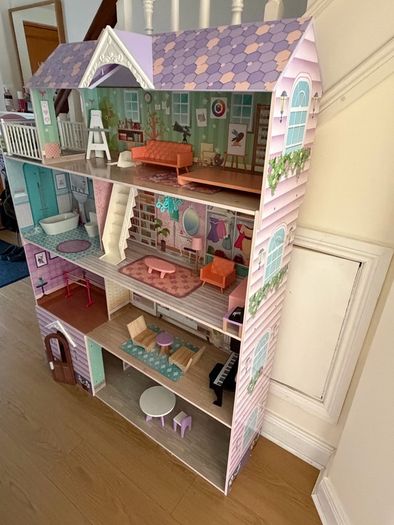 wooden doll house