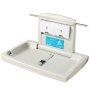 Wall-Mounted Baby Changing Station, Horizontal Foldable Diaper Change Table with Safety Straps and Hanging Rods, Use in Commercial Bathrooms, Daycare Centers for Newborns & Infant