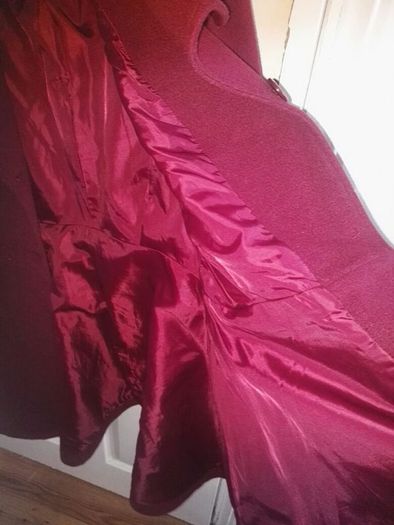 Burgundy Coat