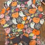Next Cotton Halloween Grey Pumpkin & Ghost Pyjamas (age 7-8yrs) Image 4
