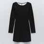 Zara Knit Dress With Chain Detail Image 3