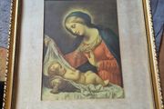 Vintage Madonna and Child Old Irish. Religious.