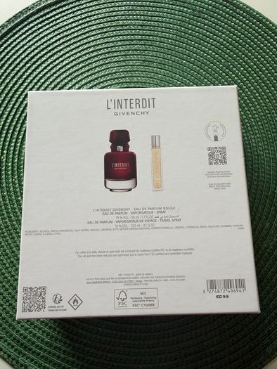 Givenchy L'Interdit gift box parfum for her