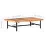Coffee Table 142x90x42 cm Solid Acacia Wood Image 6